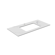 фото PL3.SG50008220R/100 Спец. изделие декоративное для раковин, встраиваемых снизу Монте Тиберио 100 см, белый натуральный КЕРАМА МАРАЦЦИ