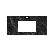 фото PL3.VT93/100T Спец. изделие декоративное для раковин, встраиваемых снизу Риальто 100 см, серый темный лаппат. КЕРАМА МАРАЦЦИ