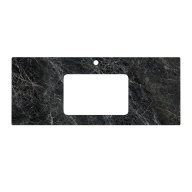 фото PL3.VT93/120T Спец. изделие декоративное для раковин, встраиваемых снизу Риальто 120 см, серый темный лаппат. КЕРАМА МАРАЦЦИ