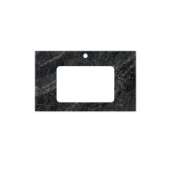 фото PL3.VT93/80T Спец. изделие декоративное для раковин, встраиваемых снизу Риальто 80 см, серый темный лаппат. КЕРАМА МАРАЦЦИ