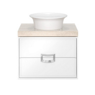 фото CN.60/M Тумба Canaletto/Каналетто подвесная с ящиками 60, белая матовая КЕРАМА МАРАЦЦИ