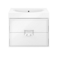 фото CN.60 Тумба Canaletto/Каналетто подвесная с ящиками 60, белая глянцевая КЕРАМА МАРАЦЦИ