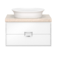 фото CN.80/M Тумба Canaletto/Каналетто подвесная с ящиками 80, белая матовая КЕРАМА МАРАЦЦИ