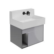 LO.M.65/GRAY Тумба Logica M/Лоджика М подвесная 2 выдвижных ящика 65, серый КЕРАМА МАРАЦЦИ фото LO.M.65/GRAY Тумба Logica M/Лоджика М подвесная 2 выдвижных ящика 65, серый КЕРАМА МАРАЦЦИ