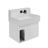 фото LO.M.65/WHT Тумба Logica M/Лоджика М подвесная 2 выдвижных ящика 65, белоснежный КЕРАМА МАРАЦЦИ