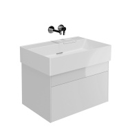 фото LOG.70.2/WHT Тумба Logica/Лоджика подвесная 2 ящика 70 см, белоснежный КЕРАМА МАРАЦЦИ