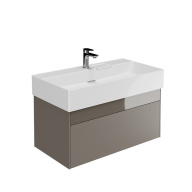 фото LOG.90.2/SAN Тумба Logica/Лоджика подвесная 2 ящика 90 см, песчаный КЕРАМА МАРАЦЦИ