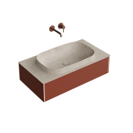 фото MA.90.1/VR.M Тумба Magica/Маджика подвесная 90, 1 ящик, венецианский красный матовый КЕРАМА МАРАЦЦИ