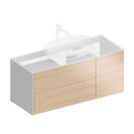 фото PLB.M.120.3/OAK.V Тумба Plaza Modern/Плаза Модерн подвесная 120 дуб виченца 3 ящика КЕРАМА МАРАЦЦИ