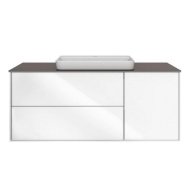 фото PLB.M.120.3/WHT Тумба Plaza Modern/Плаза Модерн подвесная 120 белый 3 ящика КЕРАМА МАРАЦЦИ