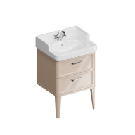 фото PO.N.60.2/CAM Тумба Pompei/Помпеи напольная с 2 ящиками 60, камео бежевый глянцевый КЕРАМА МАРАЦЦИ