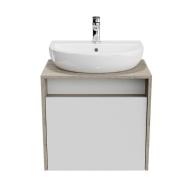 фото PRO.60.1/WHT Тумба Pro/Про подвесная 1 ящик 60, белая глянцевая КЕРАМА МАРАЦЦИ