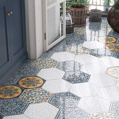 Керамическая плитка с цветами от KERAMA MARAZZI